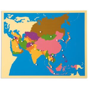 Puzzle Map of Asia