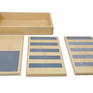 Rough and Smooth Boards Set Montessori