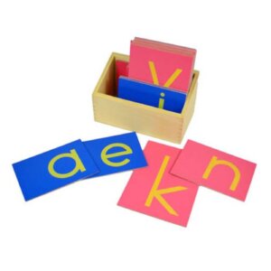 Sandpaper English lowercase Letters