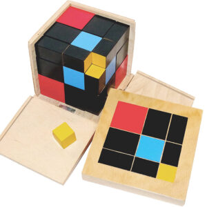 Montessori Trinomial Cube