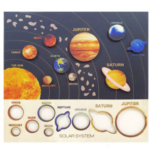 Solar System Puzzle Wooden