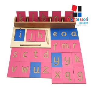 Montessori Tracing Boards Lowercase and uppercase Letters