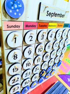 Montessori Wooden Calendar