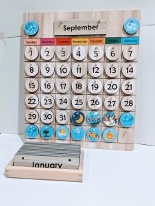 Montessori Wooden Calendar