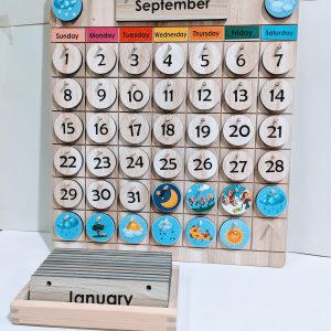 Montessori Wooden Calendar
