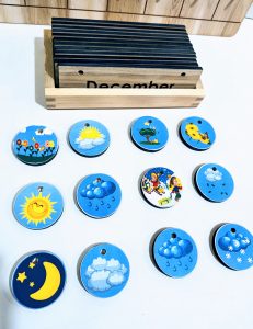 Montessori Wooden Calendar
