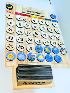 Montessori Wooden Calendar