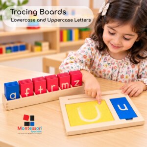 Montessori Tracing Boards English Alphabets